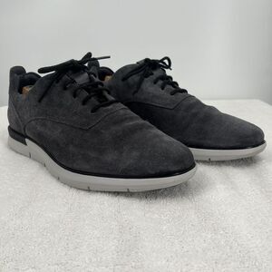 Cole Haan Zerogrand Oxford Gray Suede Gray Sole Men's US‎ 11.5